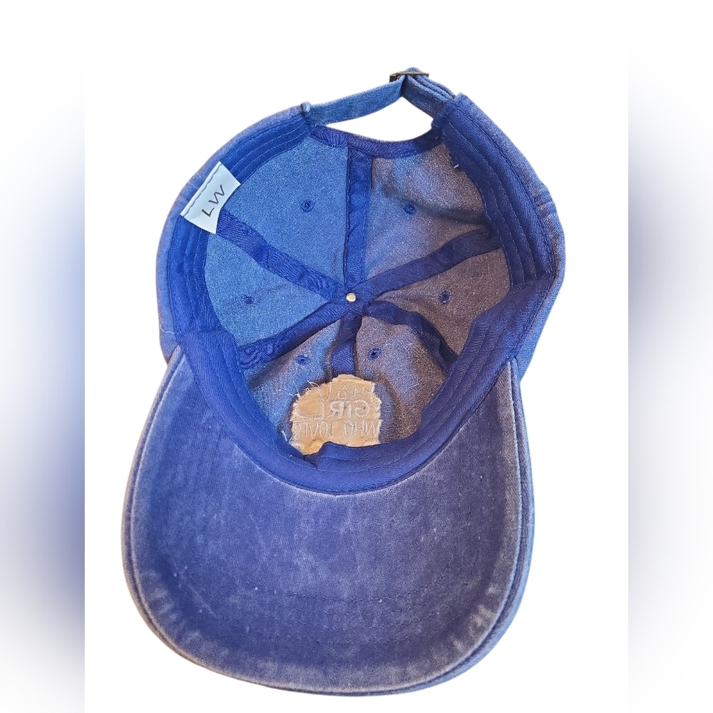 "Just a Girl Who Loves Dogs" Baseball Cap - Picture 6 of 6